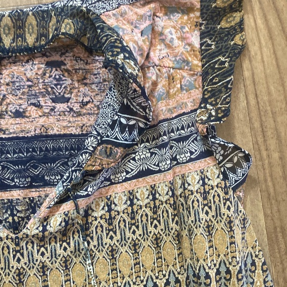 Lucky Brand Multicolor Patterned Boho Blouse - Picture 3 of 5